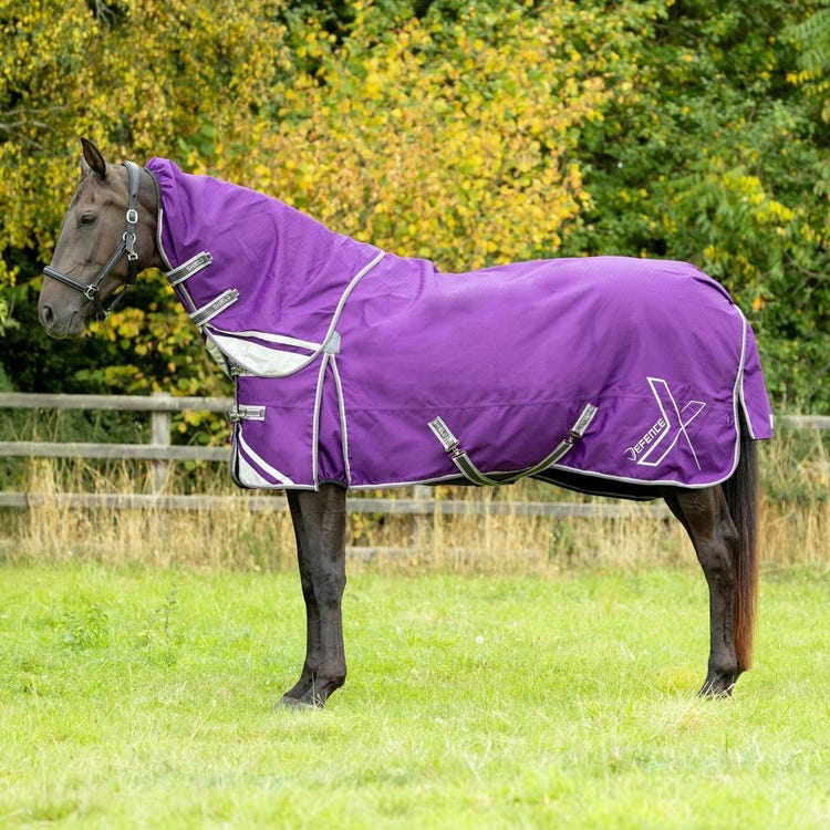 DefenceX Shield 300g Turnout Rug with Detachable Neck image 1